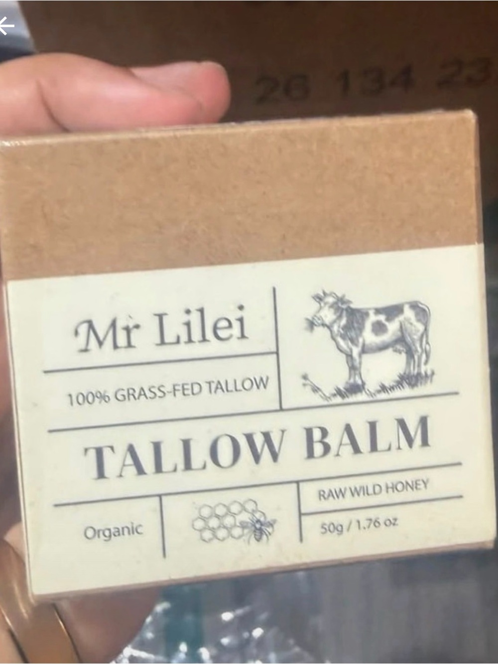 Tallow Balm - Raw Wild Honey (Cream/Tan)